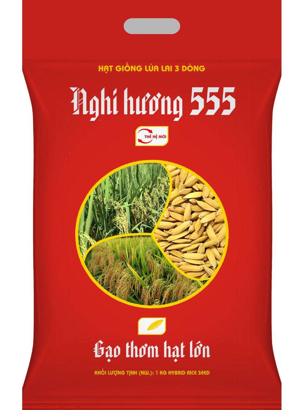 Nghi hương 555-Hạt giống lúa lai 