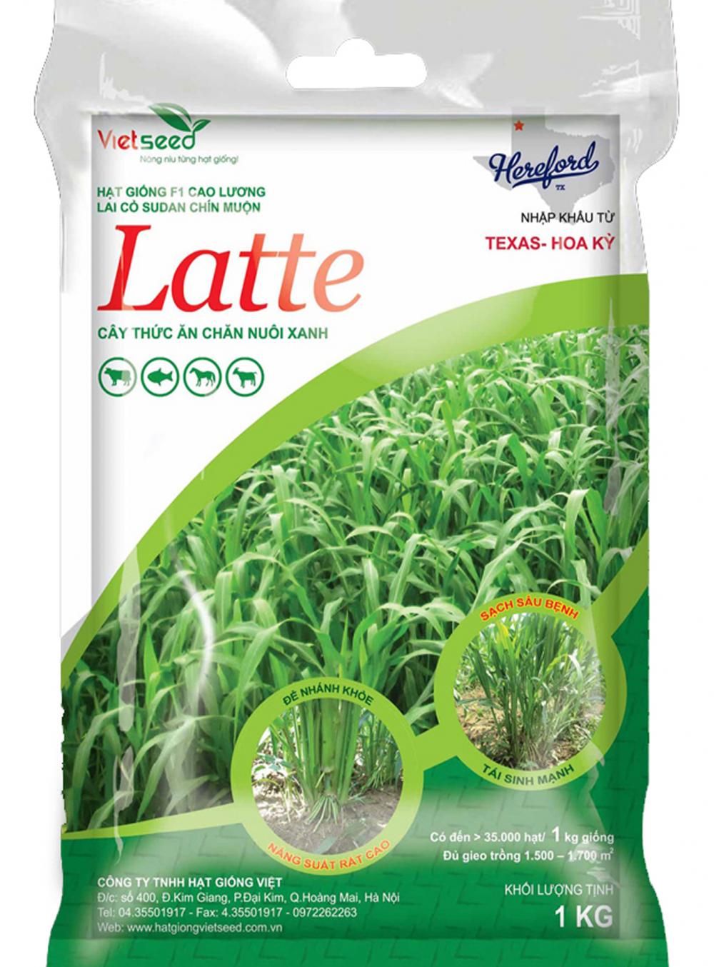LATTE-Hạt giống cao lương x cỏ sudan chăn nuôi 