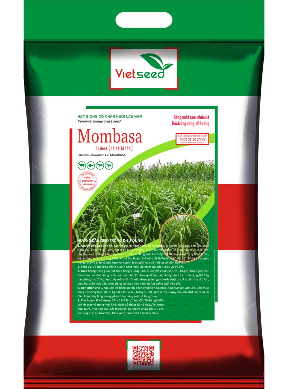 MOMBASA GUINEA (CỎ SẢ)-Hạt giống cỏ chăn nuôi lâu năm