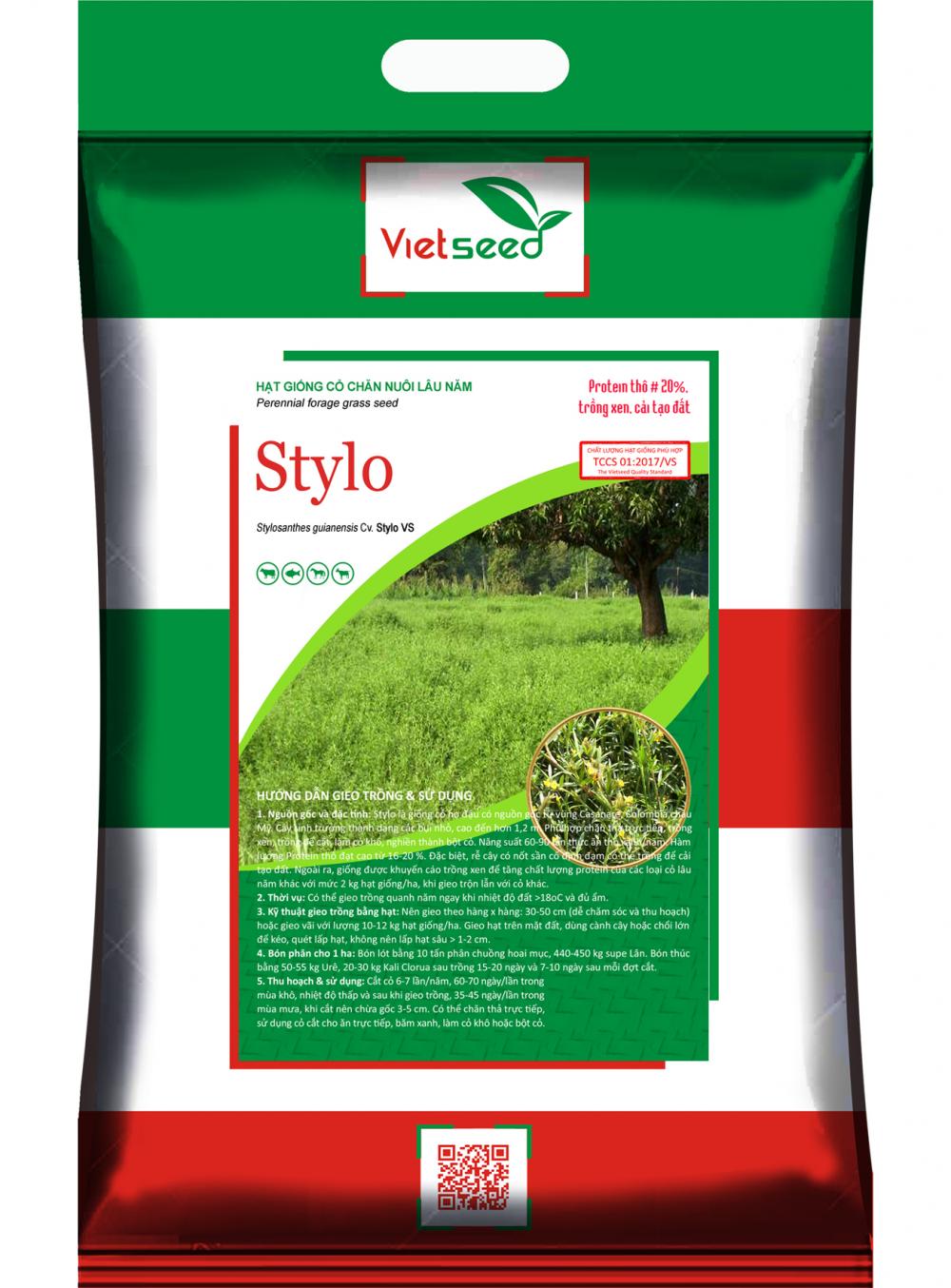 STYLO-Hạt giống cỏ chăn nuôi lâu năm