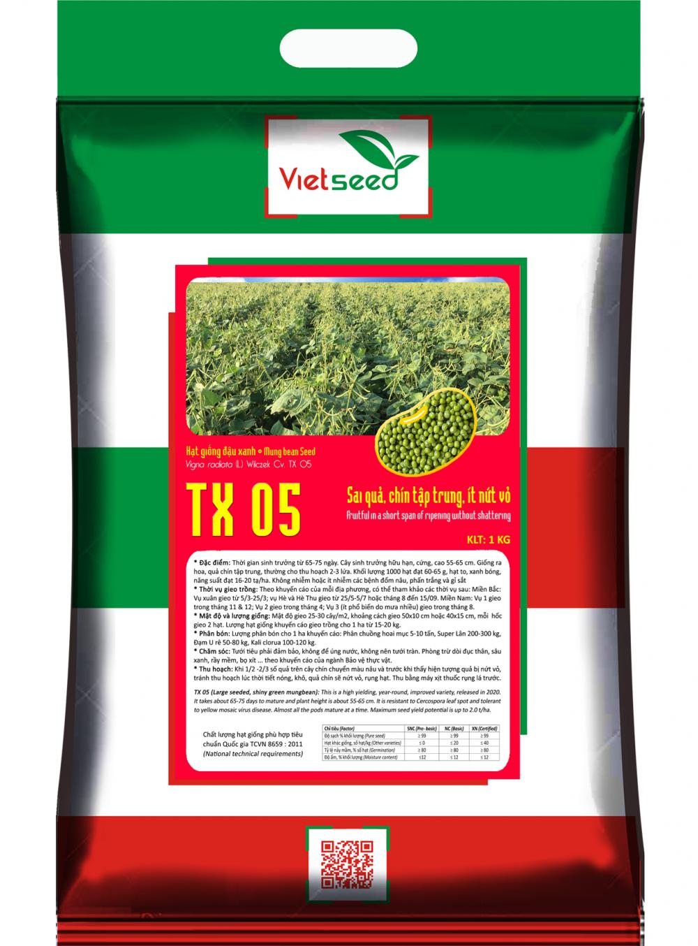 TX05-Hạt giống đậu xanh